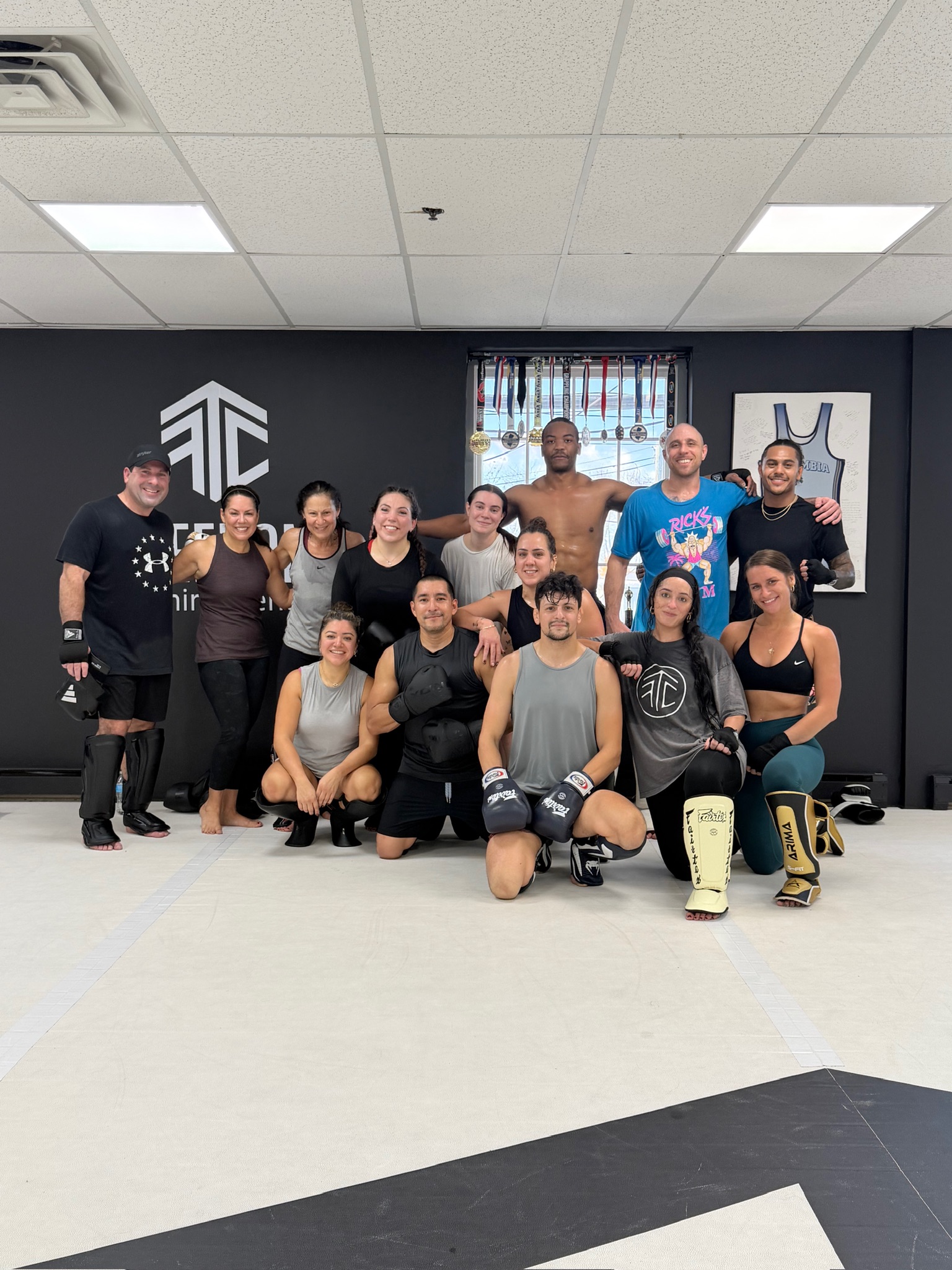 FTC team photo after a training session